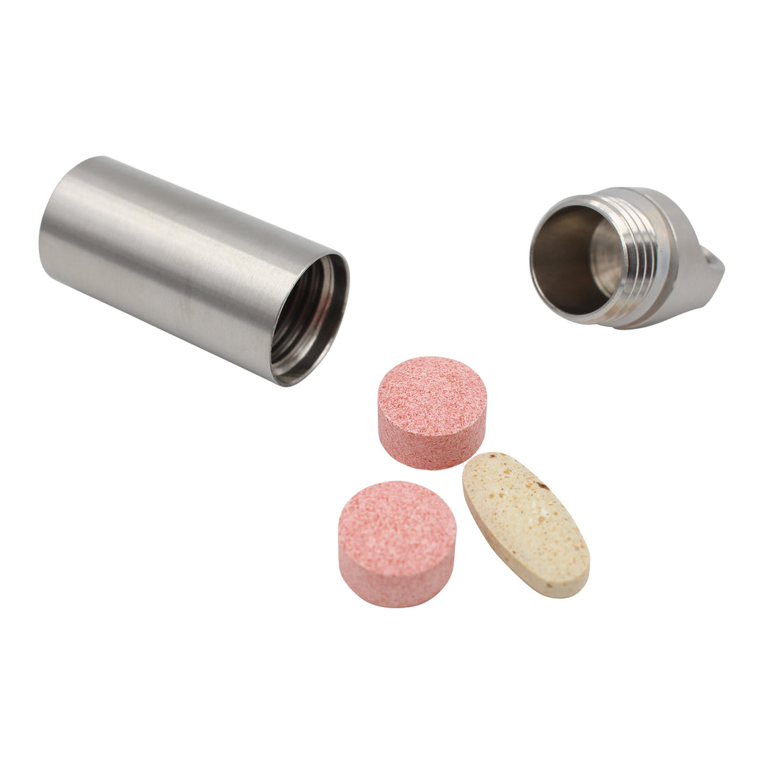 CNC 304 Steel - Pill Holder Keychain