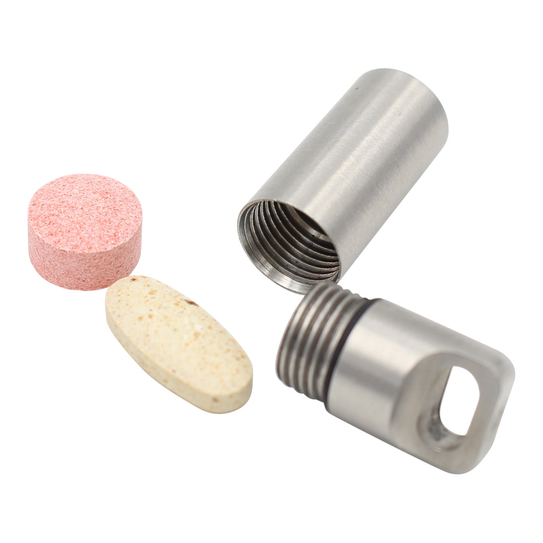 CNC 304 Steel - Pill Holder Keychain