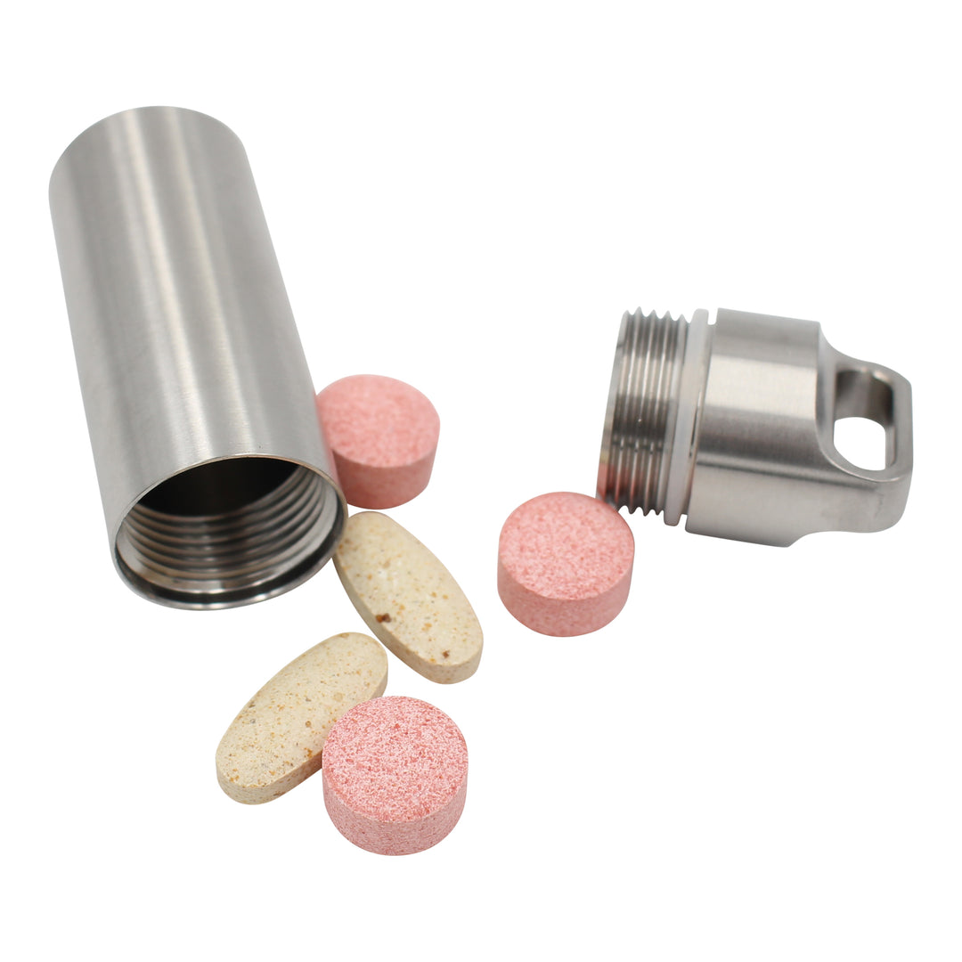 CNC 304 Steel - Pill Holder Keychain