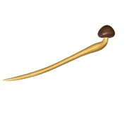 REAL SIC Natural Sandalwood Hair Stick - Mushroom