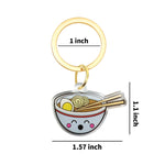 Load image into Gallery viewer, Kawaii Ramen Keychain - Yummy Food Acrylic Keychain
