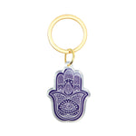 Load image into Gallery viewer, Hamsa Keychain - Protection and Good Luck Acrylic Keychain
