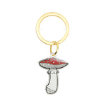 Load image into Gallery viewer, Fly Agaric Mushroom Keychain - Fungi Shroom Garden Acrylic Keychain
