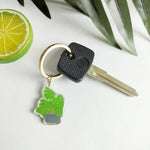 Load image into Gallery viewer, Monstera Plant Keychain - Nature Inspired Plant Mom Acrylic Keychain
