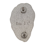 Oyster Shell Pin Badge By Real Sic - Coastal Decor, Mother's Day Gift, Oyster Pin Badge