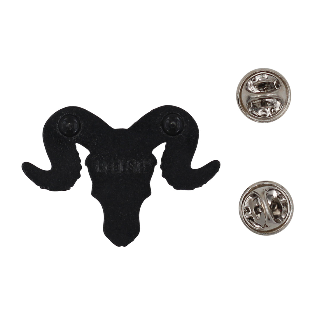 Ram Skull Pin - Occult / Baphomet Enamel Pin