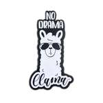 Load image into Gallery viewer, No Drama Llama Pin - No Stress Motivational Llama Enamel Pin
