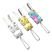 Cute Panda Utility Knife – Mini Keychain Box Opener for Everyday Use