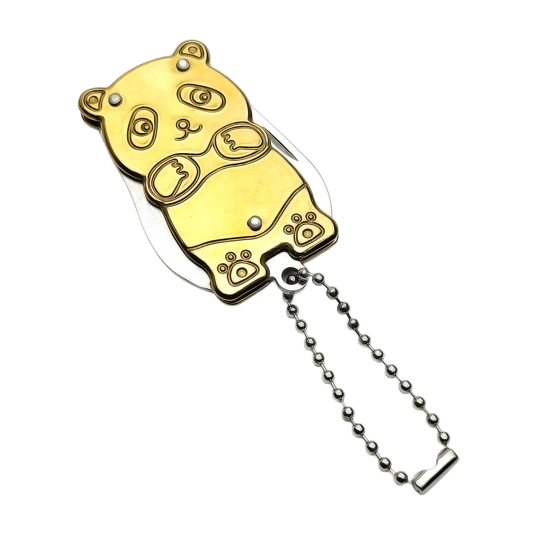 Cute Panda Utility Knife – Mini Keychain Box Opener for Everyday Use