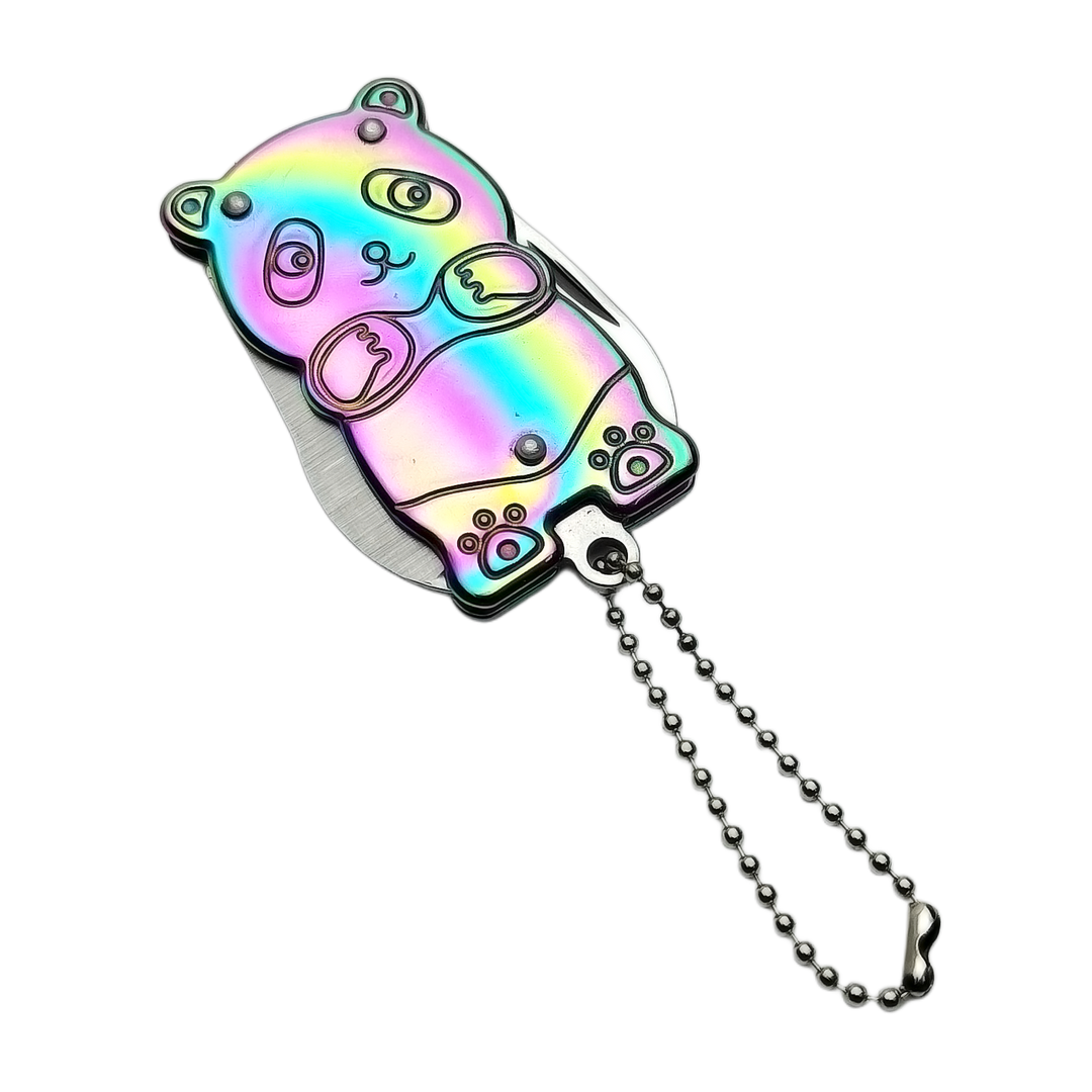 Cute Panda Utility Knife – Mini Keychain Box Opener for Everyday Use