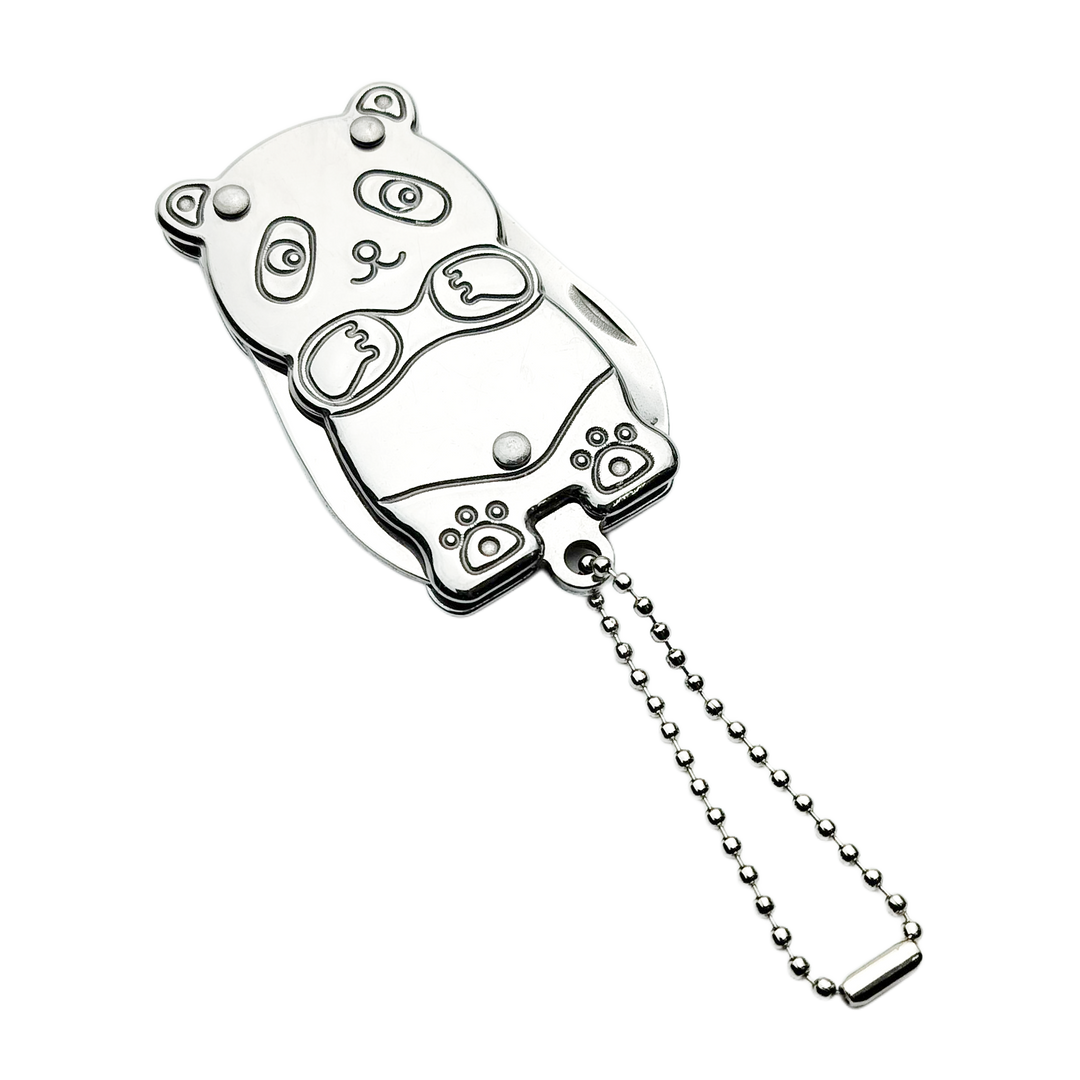 Cute Panda Utility Knife – Mini Keychain Box Opener for Everyday Use