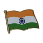 Load image into Gallery viewer, India Flag Enamel Pin For Patriotic &amp; Ceremonial Souvenir
