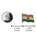 Load image into Gallery viewer, India Flag Enamel Pin For Patriotic &amp; Ceremonial Souvenir
