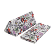 Koi Fish Foldable Eyeglass Case – Japanese Koi & Lotus Vegan Leather Hard Shell Case