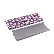 Lovely Cat Print Glasses Case - Vegan Leather Magic Folding Hard Case