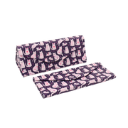 Lovely Cat Print Glasses Case - Vegan Leather Magic Folding Hard Case