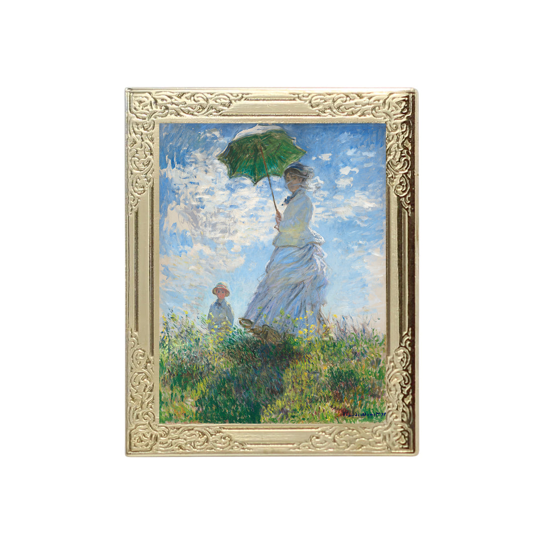 Madame Monet Art Frame Pin - Museum Souvenir Fine Art Lapel Pin