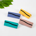 Load image into Gallery viewer, Hard Shell, Fold-Flat Colorful Vegan Leather Glasses Case - Dessert Taupe