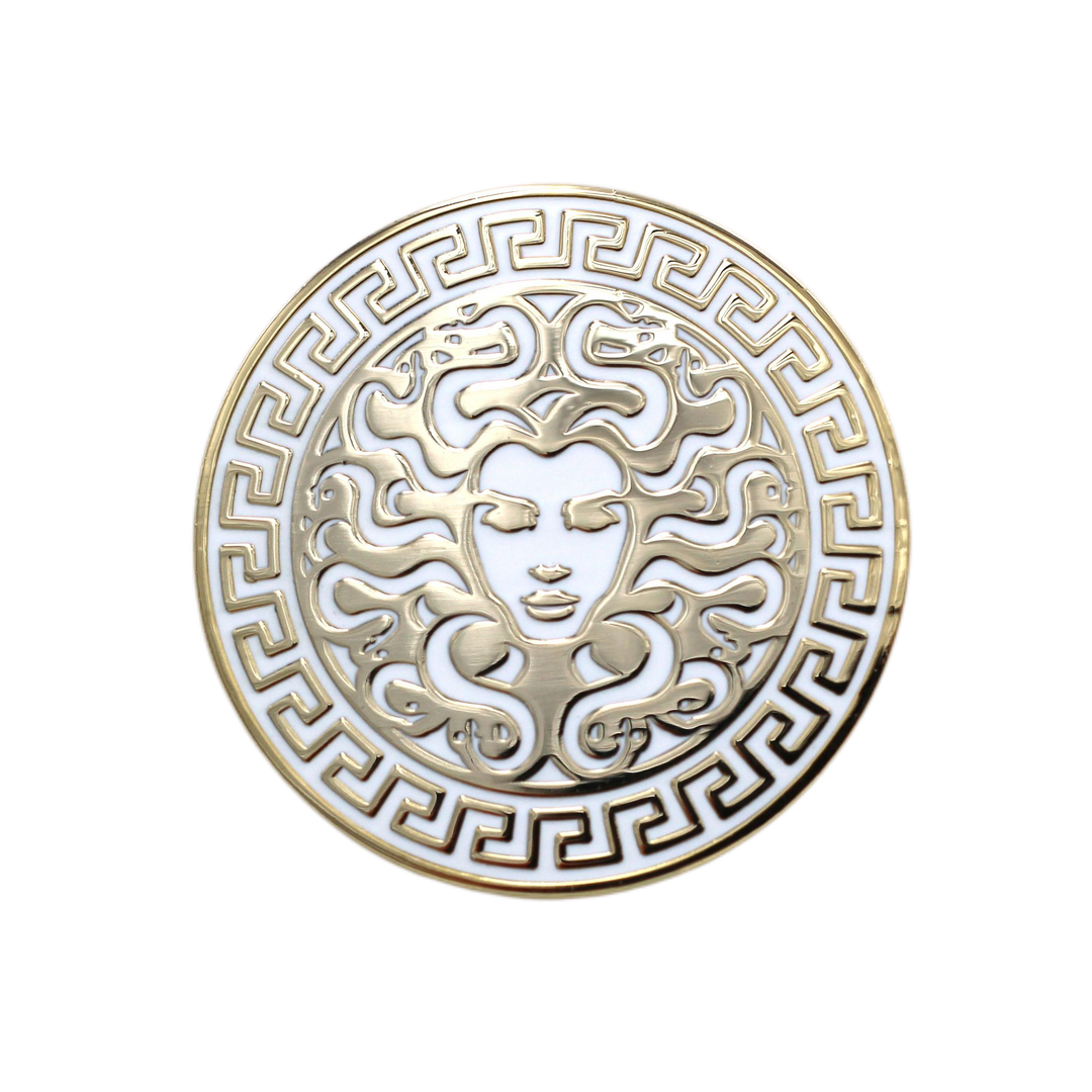 Medusa Enamel Pin - Greek Mythology Feminist Witch Lapel Pin