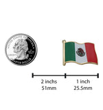 Load image into Gallery viewer, Mexico Flag Enamel Pin For Patriotic &amp; Ceremonial Souvenir

