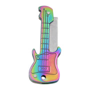 Mini Folding EDC Knife Keychain – Guitar Shape Utility Pocket Knife