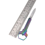 Load image into Gallery viewer, Mini Folding EDC Knife Keychain – Keychain Shape Pocket Knife
