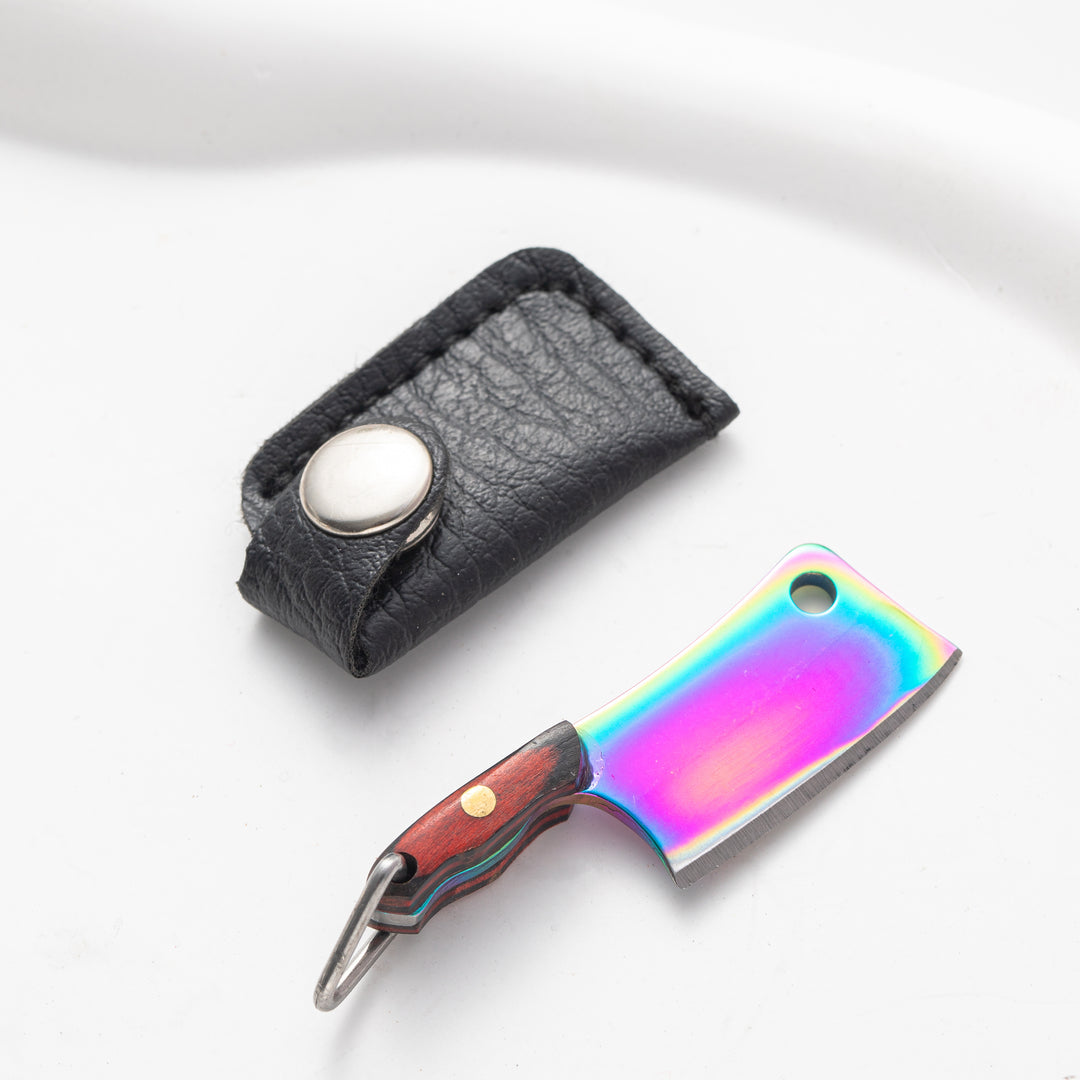 Mini Folding EDC Knife Keychain – Utility Pocket Ax
