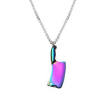 Load image into Gallery viewer, Mini Axe Keychain Necklace – Fake Pocket Knife Pendant, Lumberjack Gift, EDC Accessory
