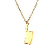 Mini Axe Keychain Necklace – Fake Pocket Knife Pendant, Lumberjack Gift, EDC Accessory