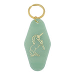 Load image into Gallery viewer, REAL SIC - Vintage Unicorn Key chain - Route 66 / Hotel Key