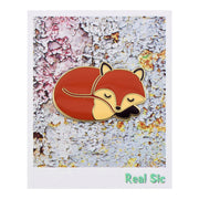 Sleeping Fox - Cute Sleepy Fox Enamel Pin
