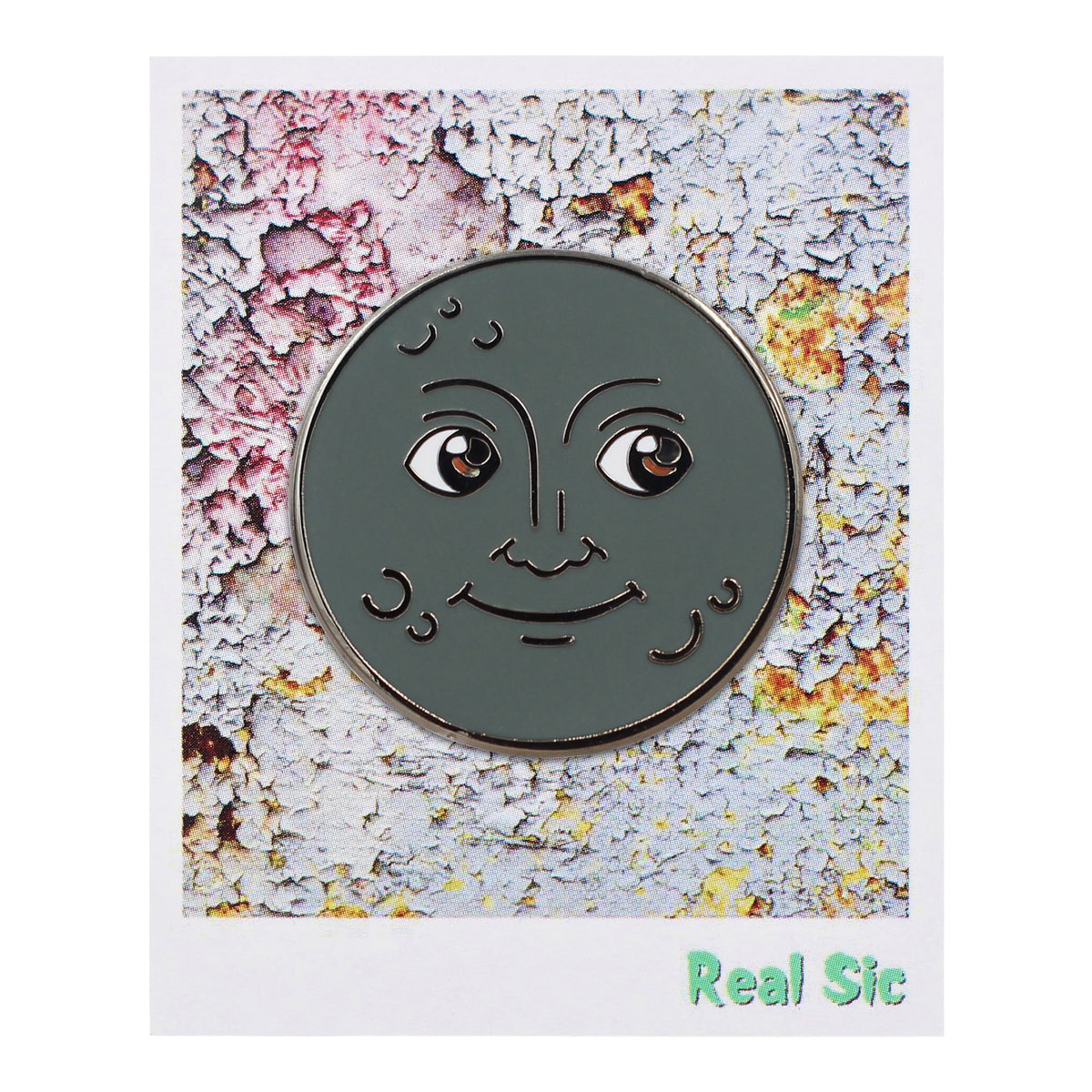 Moon Emoji – New Moon & Full Moon Enamel Pins – Real Sic