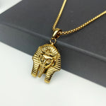 Load image into Gallery viewer, Pharaoh Necklace – Ancient Egyptian Pendant for Men &amp; Women
