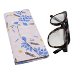 Load image into Gallery viewer, Peacock Print Glasses Case - Vegan Leather Magic Folding Hardcase