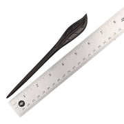 REAL SIC Natural Sandalwood Botanical Hair Sticks - Leaf