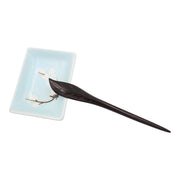 REAL SIC Natural Sandalwood Botanical Hair Sticks - Leaf