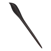 REAL SIC Natural Sandalwood Botanical Hair Sticks - Leaf