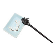 REAL SIC Natural Sandalwood Botanical Hair Sticks - Lotus