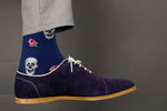 Load image into Gallery viewer, Skull and Flower Socks - Comfy Cotton for Men &amp; Women