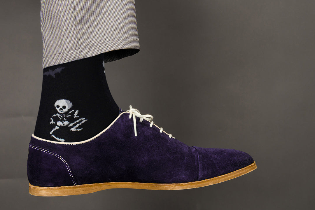 Dancing Skeleton Socks - Comfy Cotton for Men & Women
