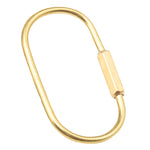 Load image into Gallery viewer, Brass Keyring -Key Fob/Keychain With Screw Closure