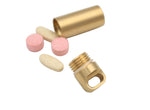 Load image into Gallery viewer, CNC 304 Brass - Pill Holder Keychain
