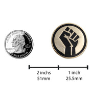 Raised Fist Pin - Black Lives Matter BLM Lapel Pin