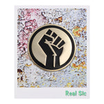 Load image into Gallery viewer, Raised Fist Pin - Black Lives Matter BLM Lapel Pin