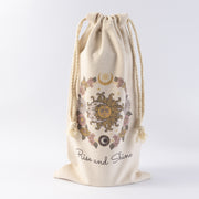 Rise And Shine Booze Bag - Eco-Friendly Drawstring Champagne Decorative Cover