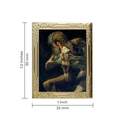 Saturn Devouring His Son Art Frame Pin - Museum Souvenir Fine Art Lapel Pin
