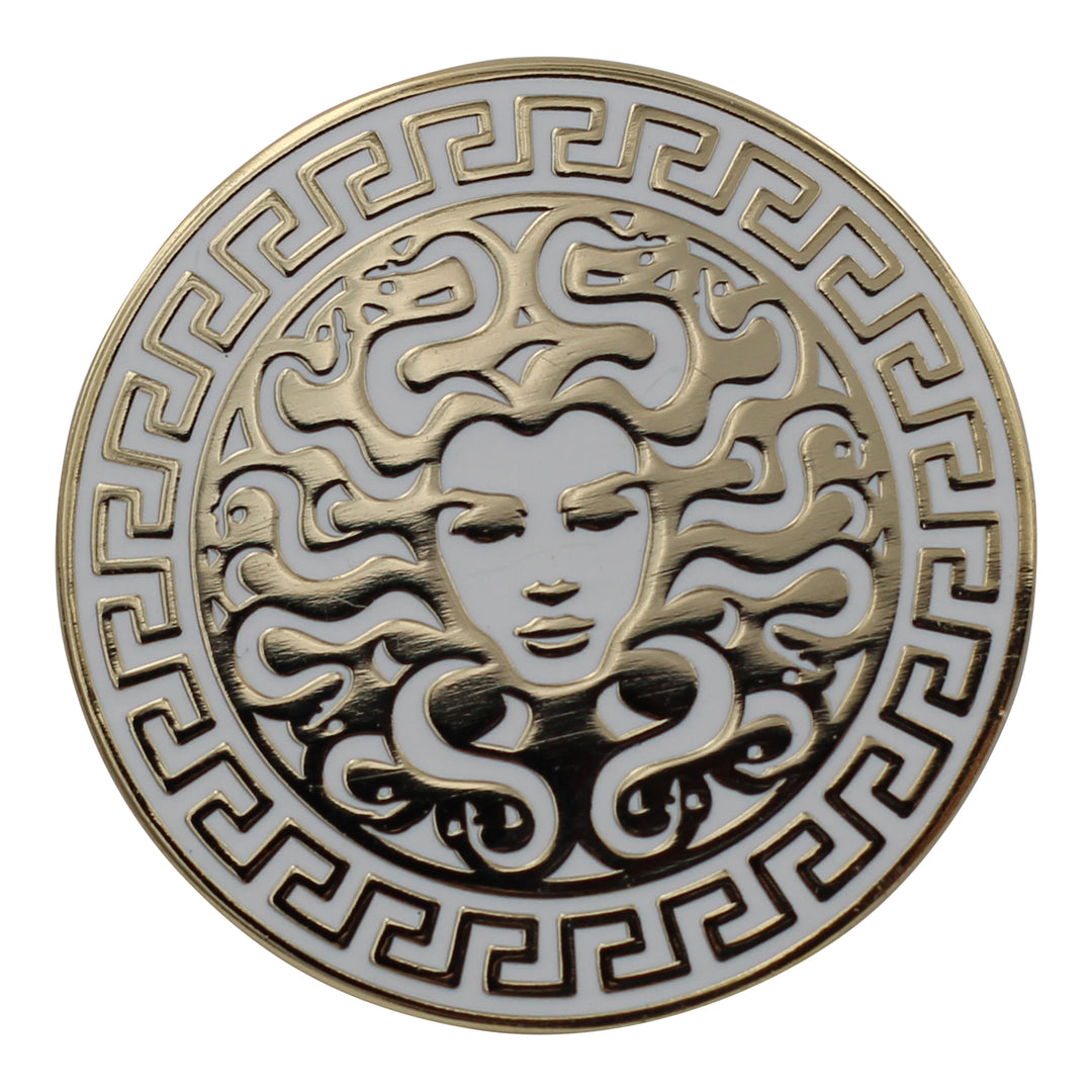 Medusa Enamel Pin - Greek Mythology Feminist Witch Lapel Pin