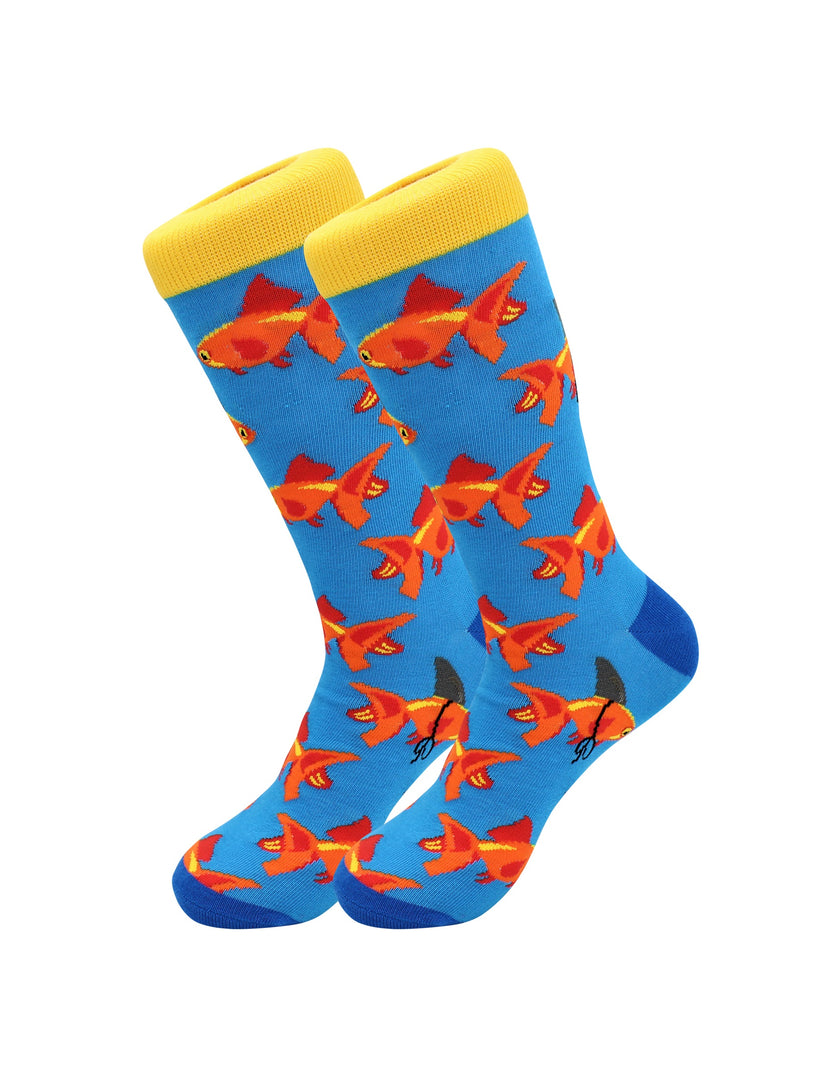 Goldfish Socks - Comfy Cotton for Men & Women
