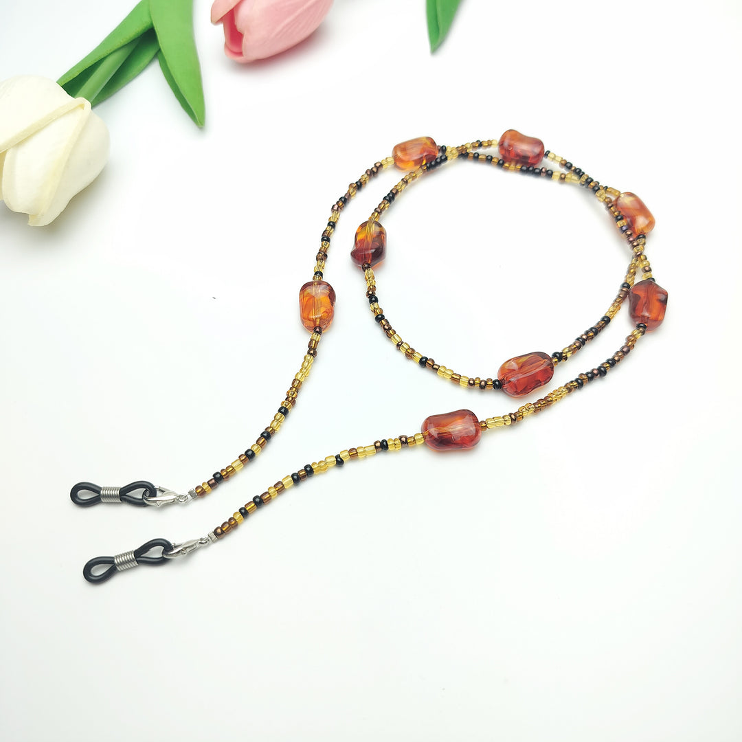 Stylish Beaded Eyeglasses Chain & Strap