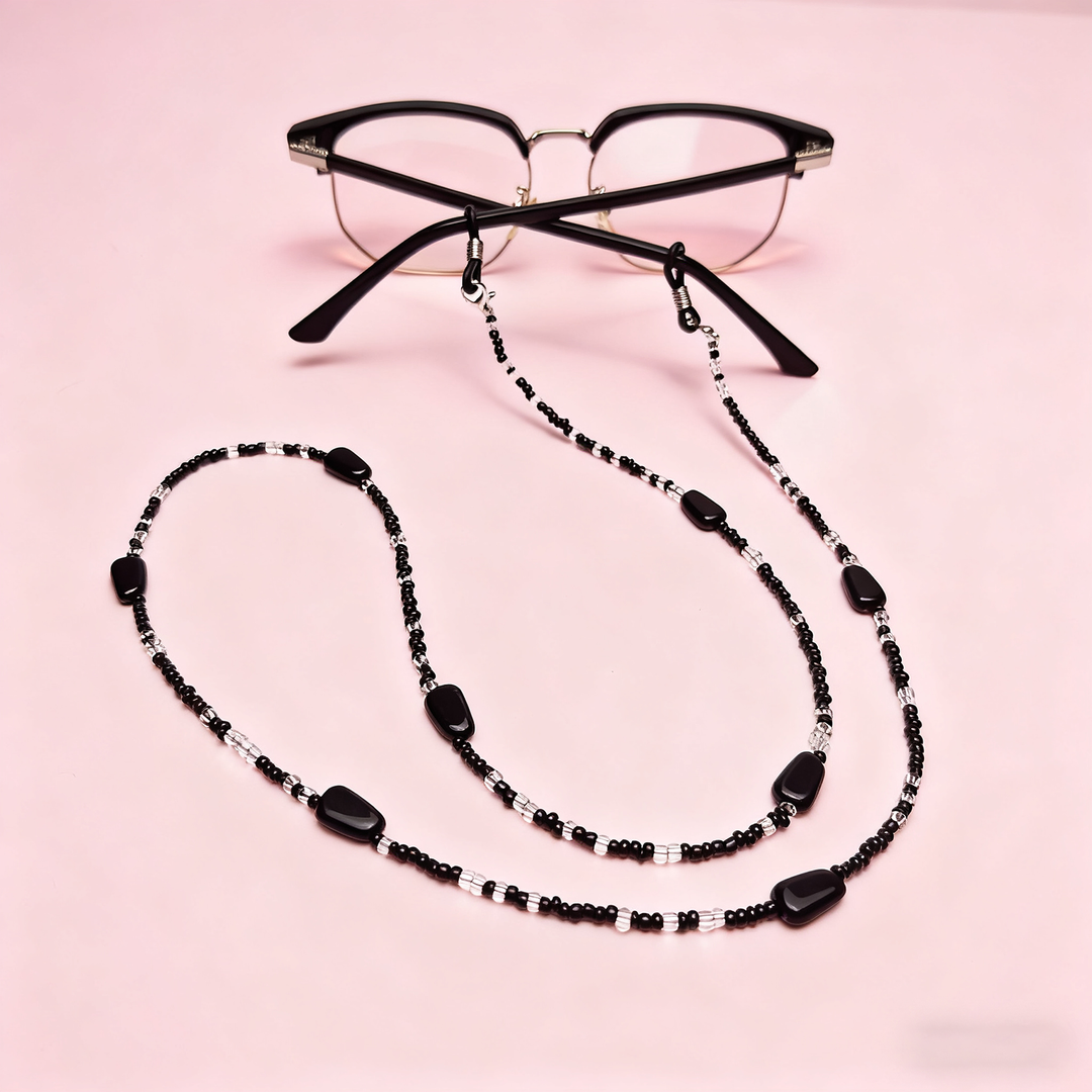 Stylish Beaded Eyeglasses Chain & Strap